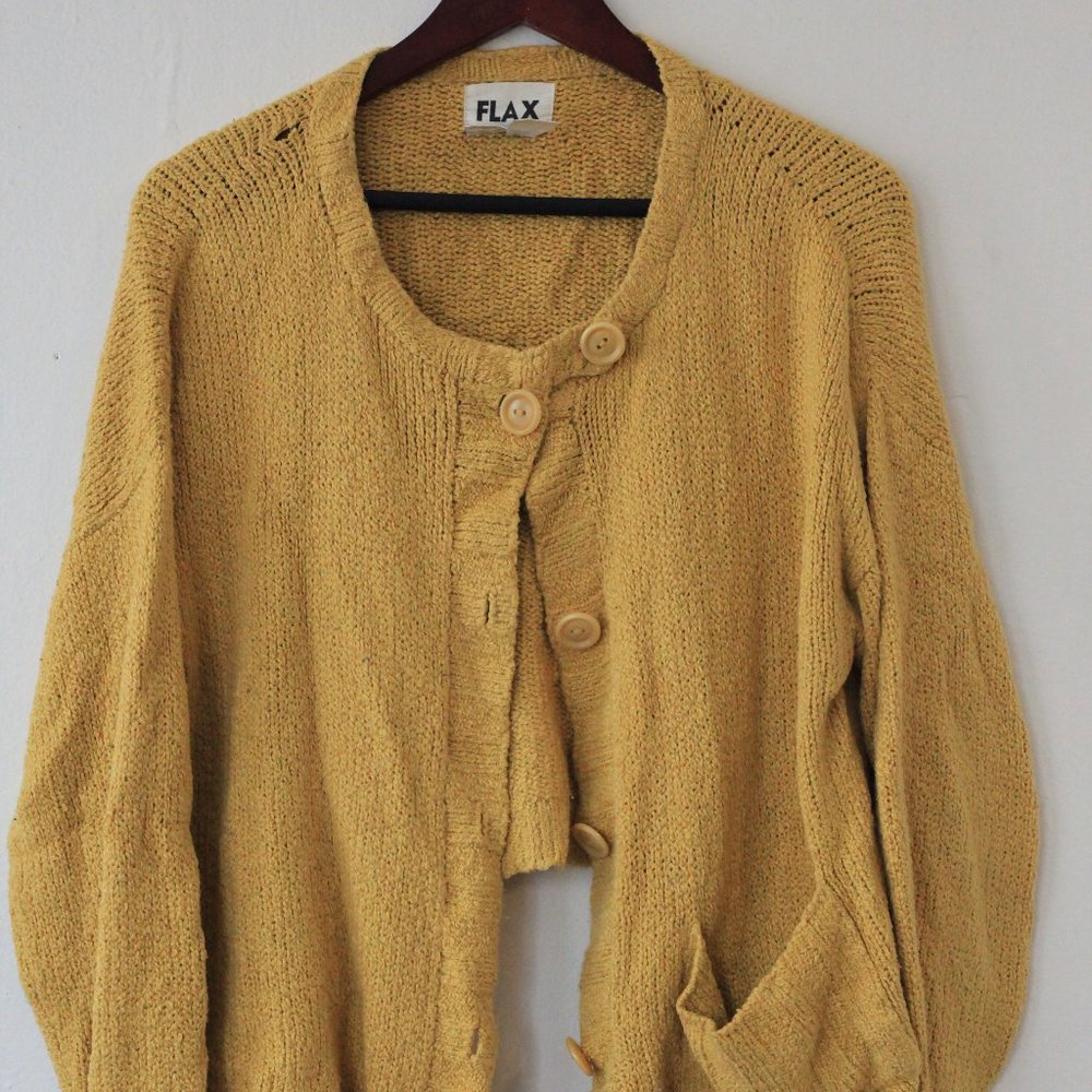 Yellow Flax Sweater/Cardigan